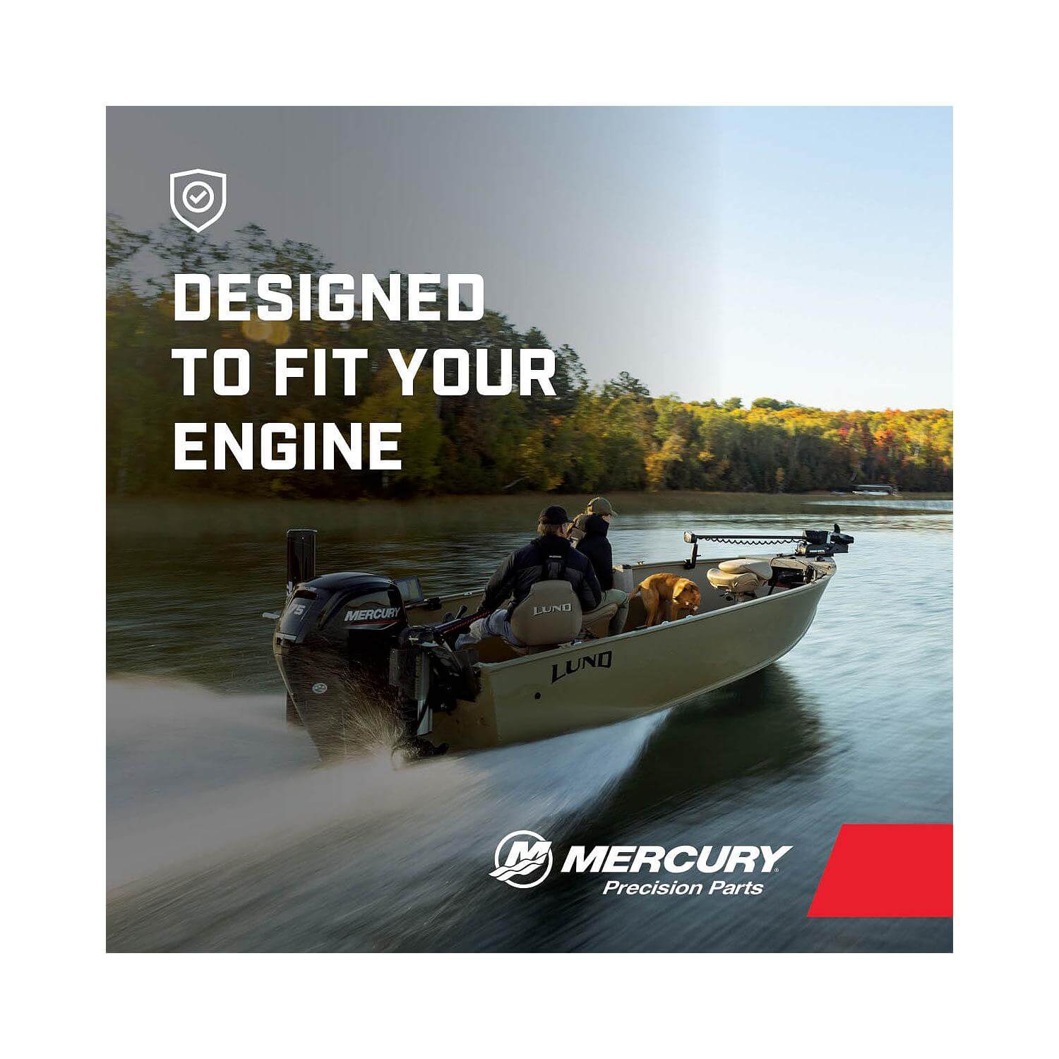 Kit de réparation supérieur de pompe à eau Mercury Marine pour certains moteurs hors-bord Mercury et Mariner 4 cylindres de 65 CV à V6, 96148T8