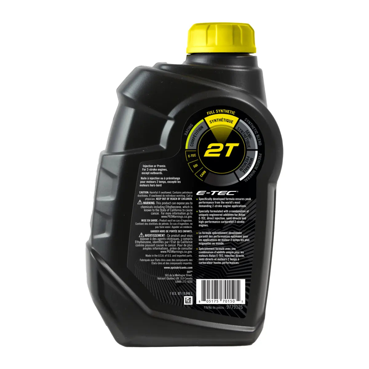 XPS Ski-Doo 2T E-TEC Synthetic Oil - High-Performance 2-Stroke Snowmobile Oil 979126 / 9779127 - BEST SELLER