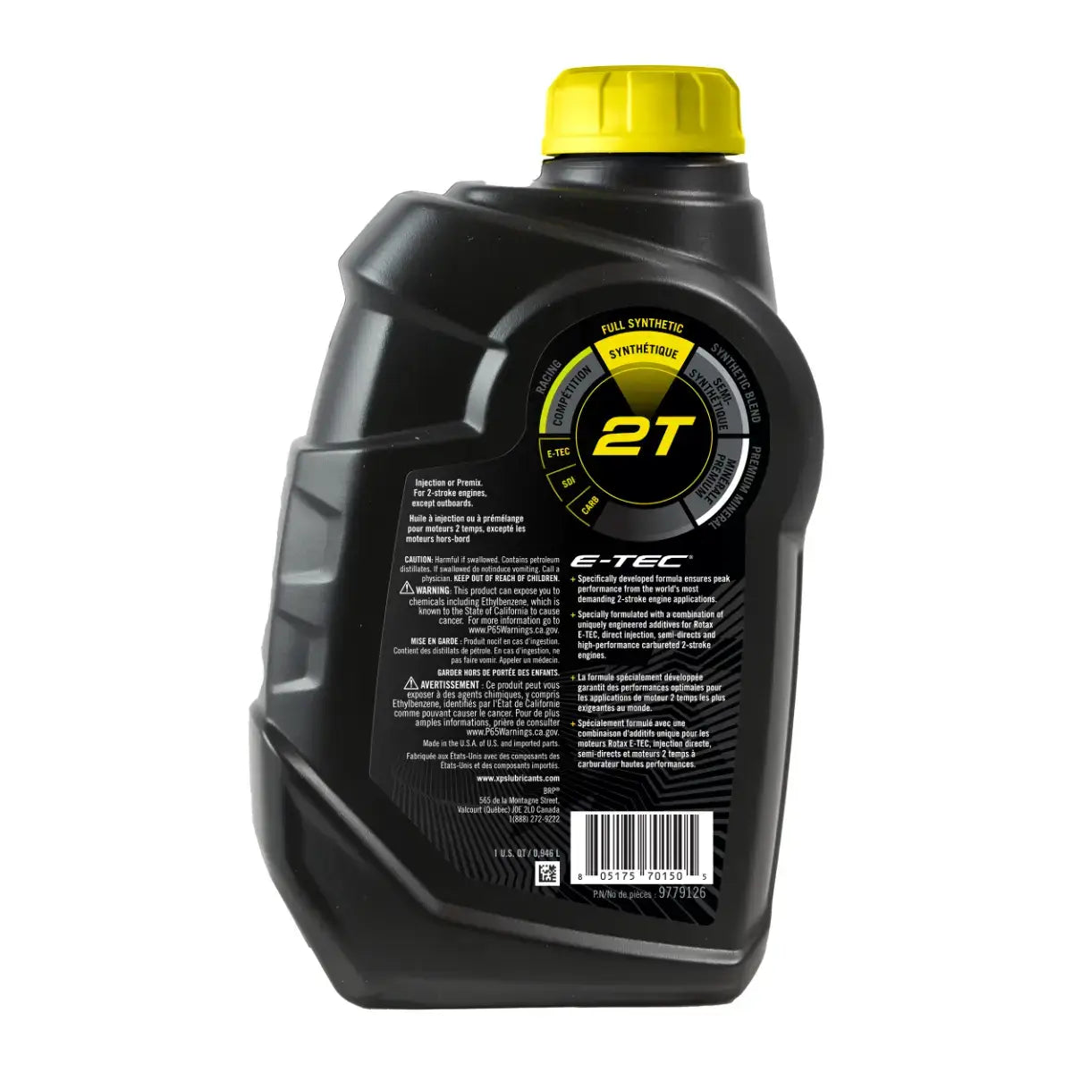 XPS Ski-Doo 2T E-TEC Synthetic Oil - High-Performance 2-Stroke Snowmobile Oil 979126 / 9779127 - BEST SELLER