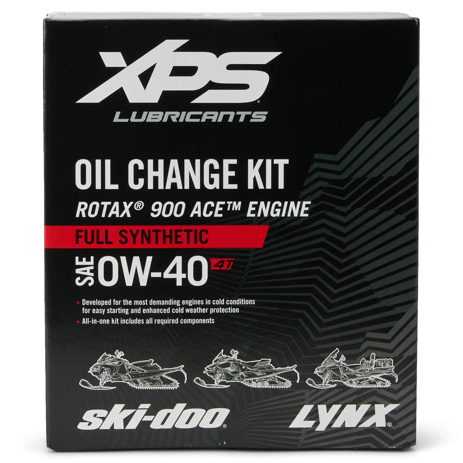 XPS Ski-Doo 4T 0W-40 Synthetic Oil Change Kit For Rotax 900 Ace Engine, 9779254