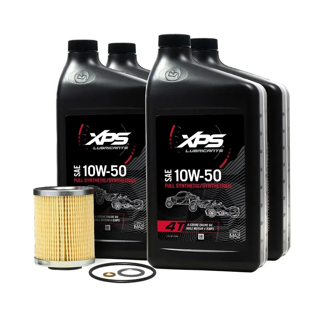 Kit de vidange d'huile entièrement synthétique XPS Can-am 4T 10W-50 pour moteur Rotax 900 Ace, 9779261