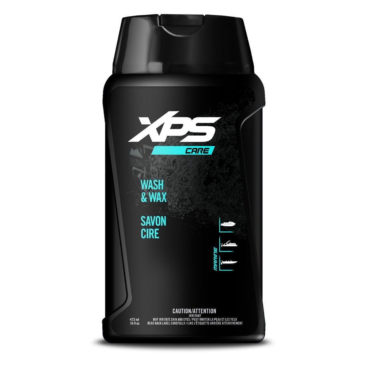 XPS Wash and Wax 473 ml bottle for Sea-Doo marine cleaning and gloss protection