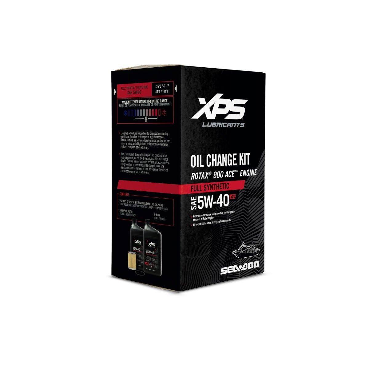 XPS Sea-Doo Spark 4T 5W-40 Full Synthetic Oil Change Kit For Rotax 900 ACE Engines - 9779485 - BEST SELLER