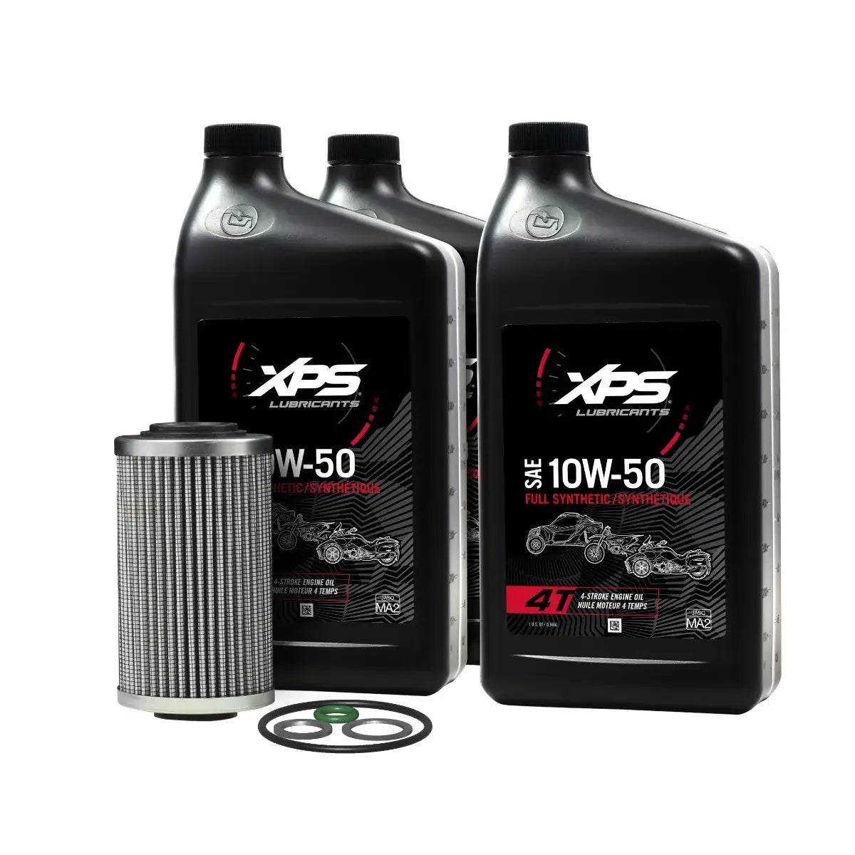 XPS Can-Am XPS 10W-50 Full Synthetic Oil Change Kit Rotax 999T, 9779501