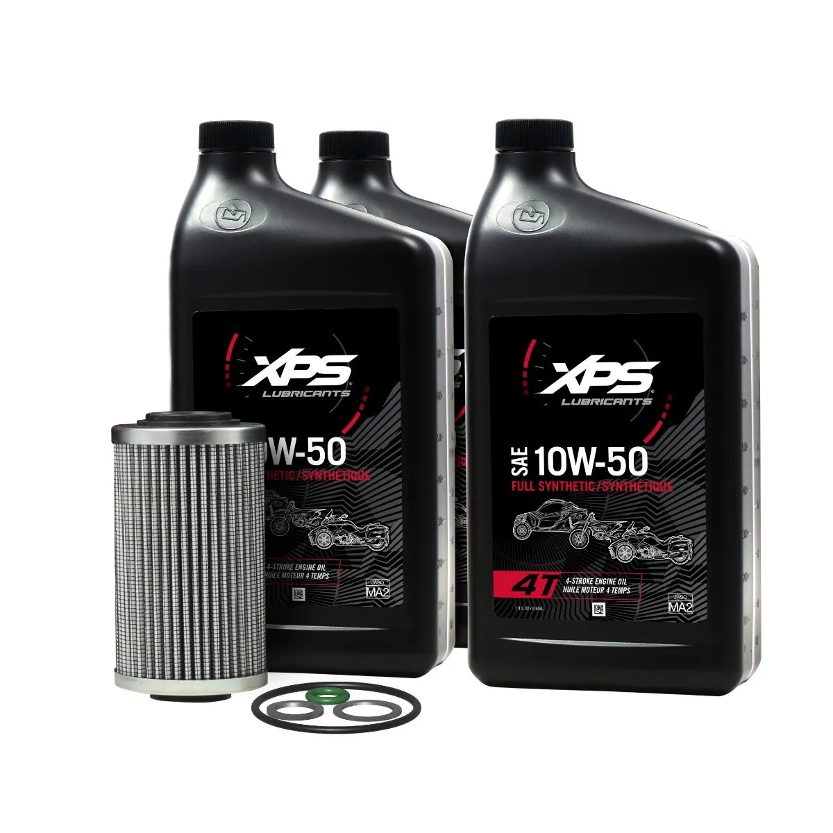 Kit de vidange d'huile synthétique XPS 10W-50 pour moteurs Can-Am Rotax 999T, 9779501