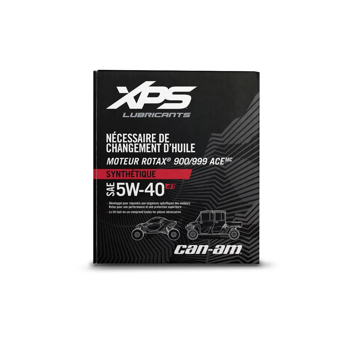 Can-am XPS 4T 5W-40 Full Synthetic Oil Change Kit for Rotax 900/999 ACE engine, 9779502