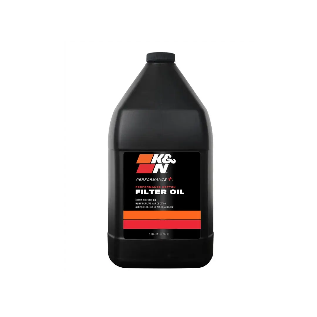 K&N Filter Oil container on a white background