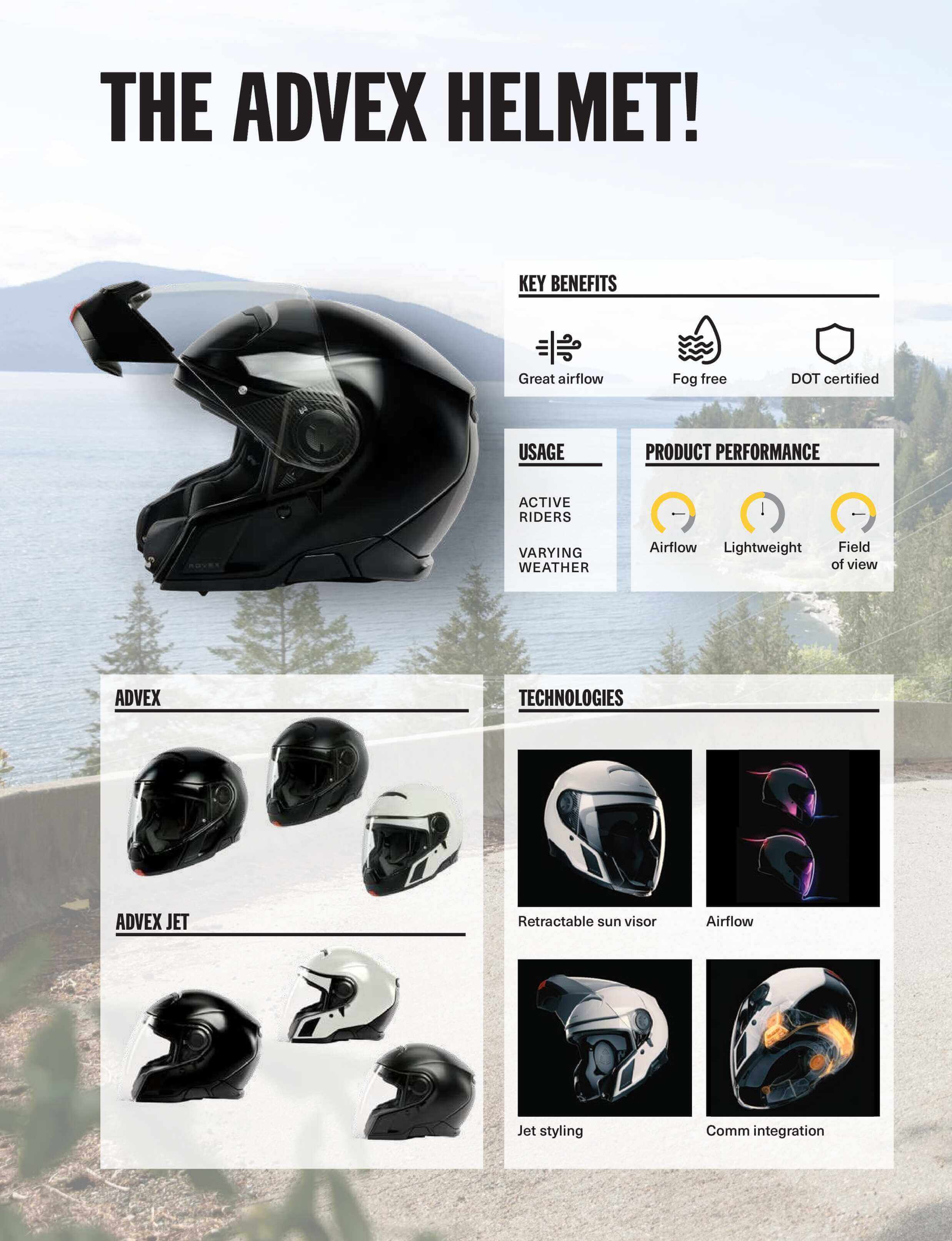 Can-am On-Road Advex Jet Helmet (DOT/ECE)