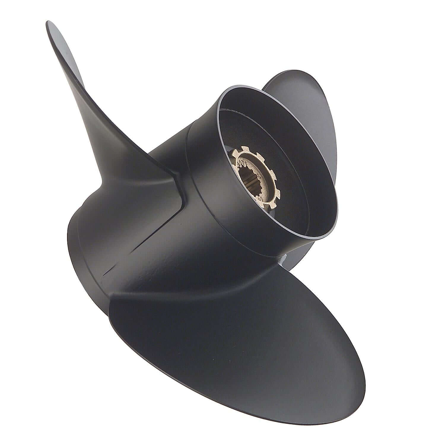 Mercury Marine Black Max XC Pontoon 3-Blade 14 X 11" Aluminum Propeller Right Hand - 8M0151356