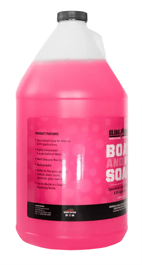 Boat Bling Boat and RV Soap Specialized Soap for Marine & RV Applications, 1 Gallon (128 Fl. Oz)