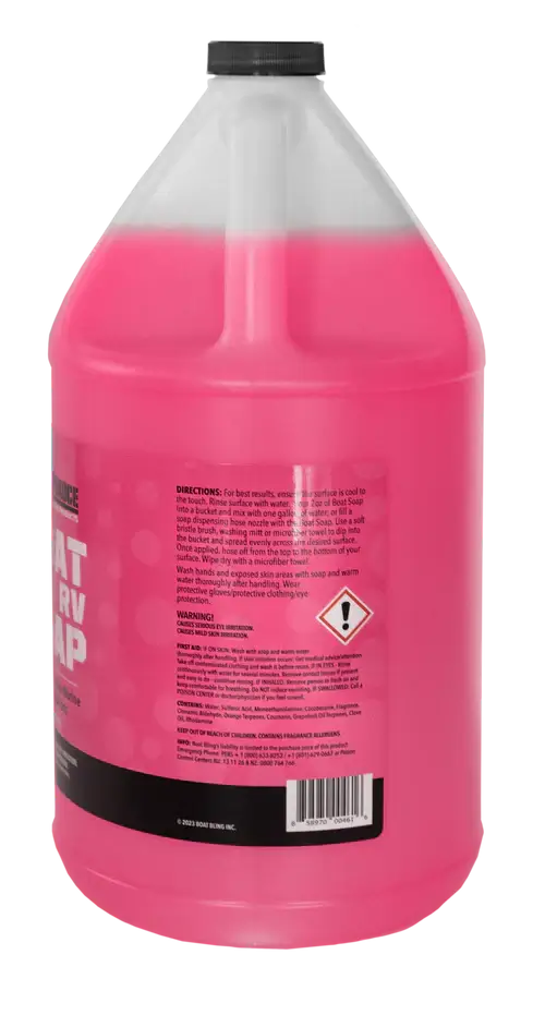Boat Bling Boat and RV Soap Specialized Soap for Marine & RV Applications, 1 Gallon (128 Fl. Oz)