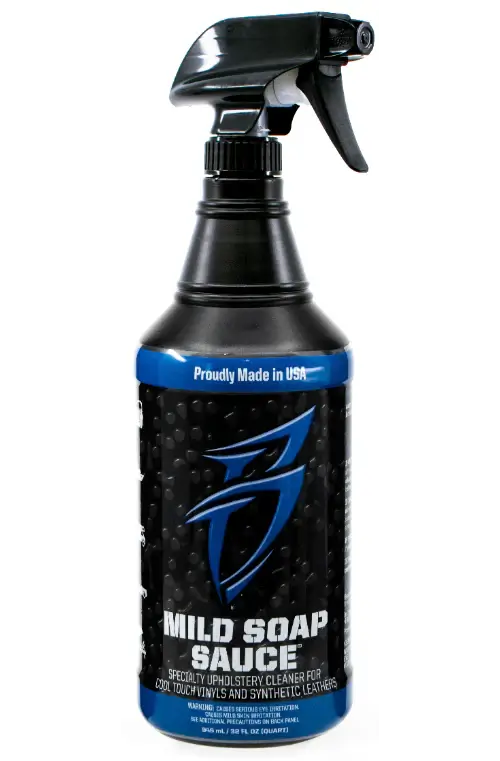 Bling Sauce Mild Soap Sauce Specialty Upholstery Cleaner for Cool Touch Vinyls & Synthetic Leathers 32oz, MSC00946