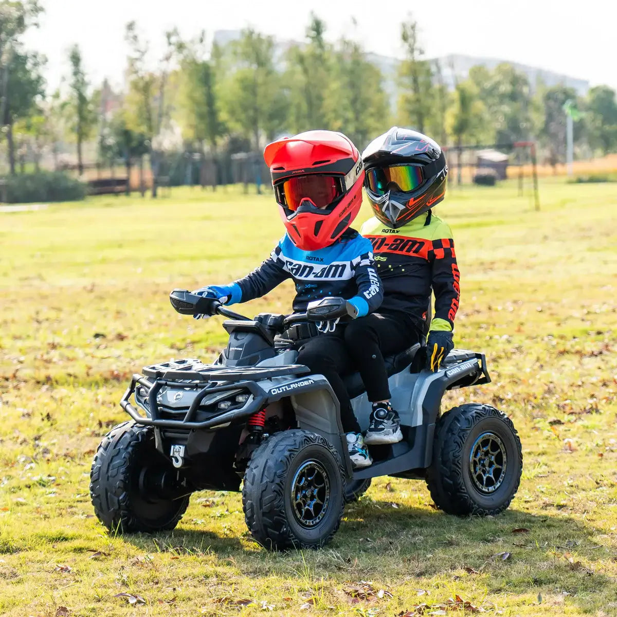 Can Am Outlander 24V ATV Électrique, 2 Places, ROSE, FR9440-PINK