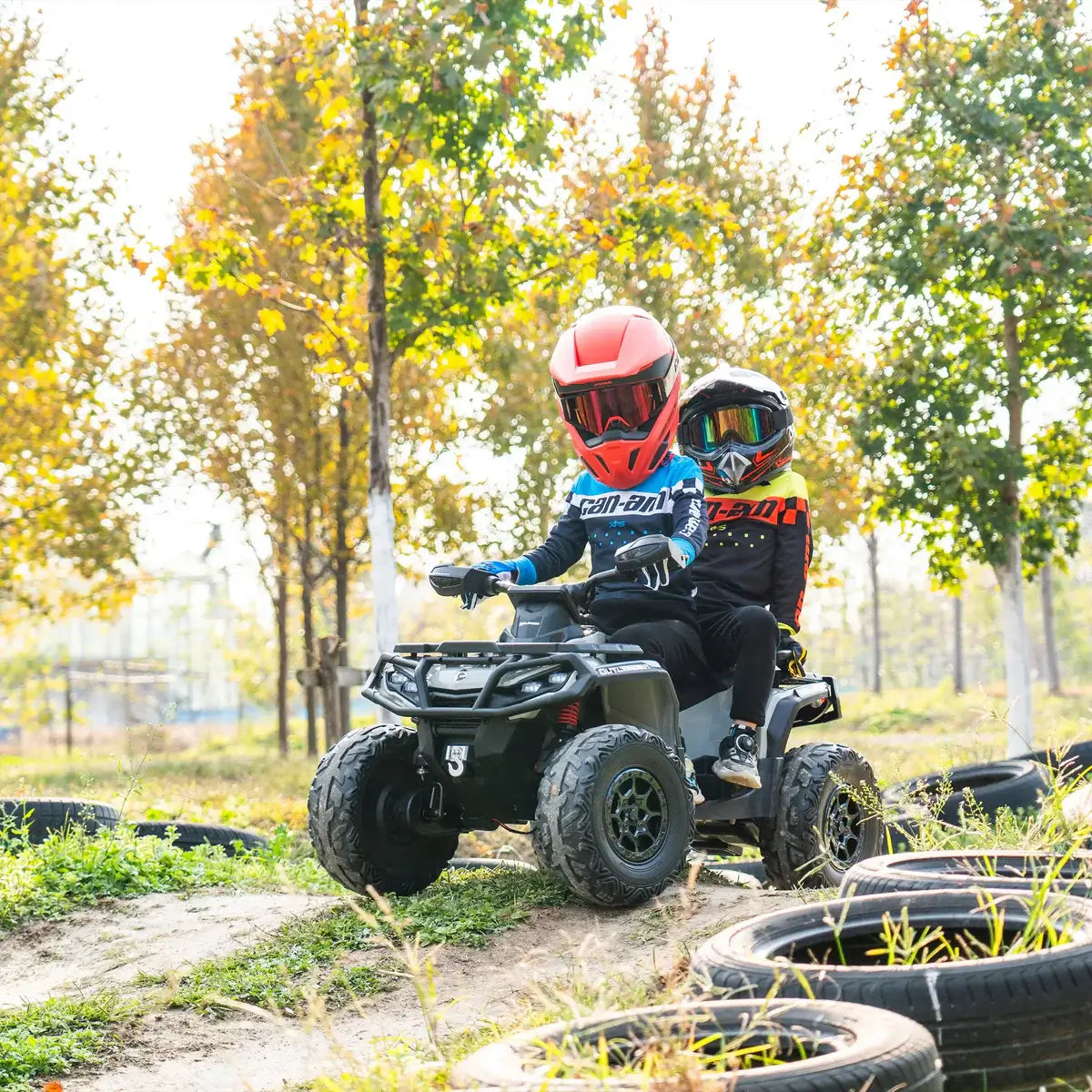 Can Am Outlander ATV 24 V, 2 places, KAKI, FR9440-KHAKI