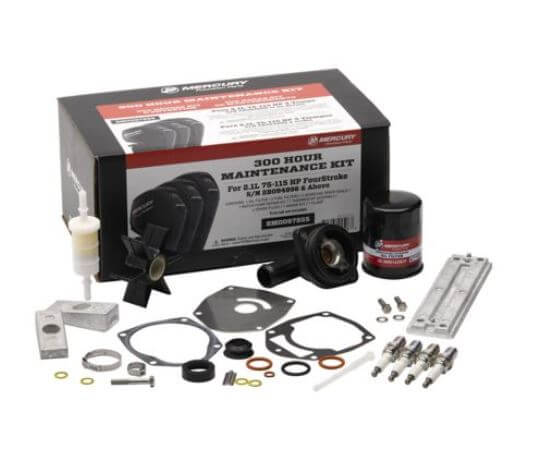 Mercury marine 300 hour maintenance kit on a white background