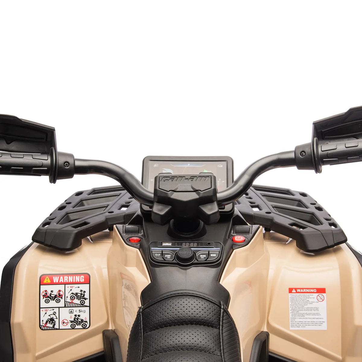 Can Am Outlander 24V Ride on ATV, 2 Seater, KHAKI, FR9440-KHAKI