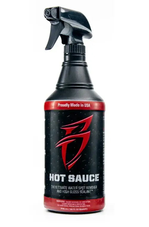 Bling Sauce Cleaning/Detailing Kit 4 Pack Hot Sauce, Quickie Sauce, Vinyl & Condition Sauce, Each 32oz Bottles