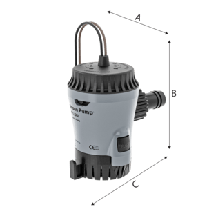 Johnson Pump Aqua Void Ultima Combo Bilge Pump 500GPH, 10-13635-01
