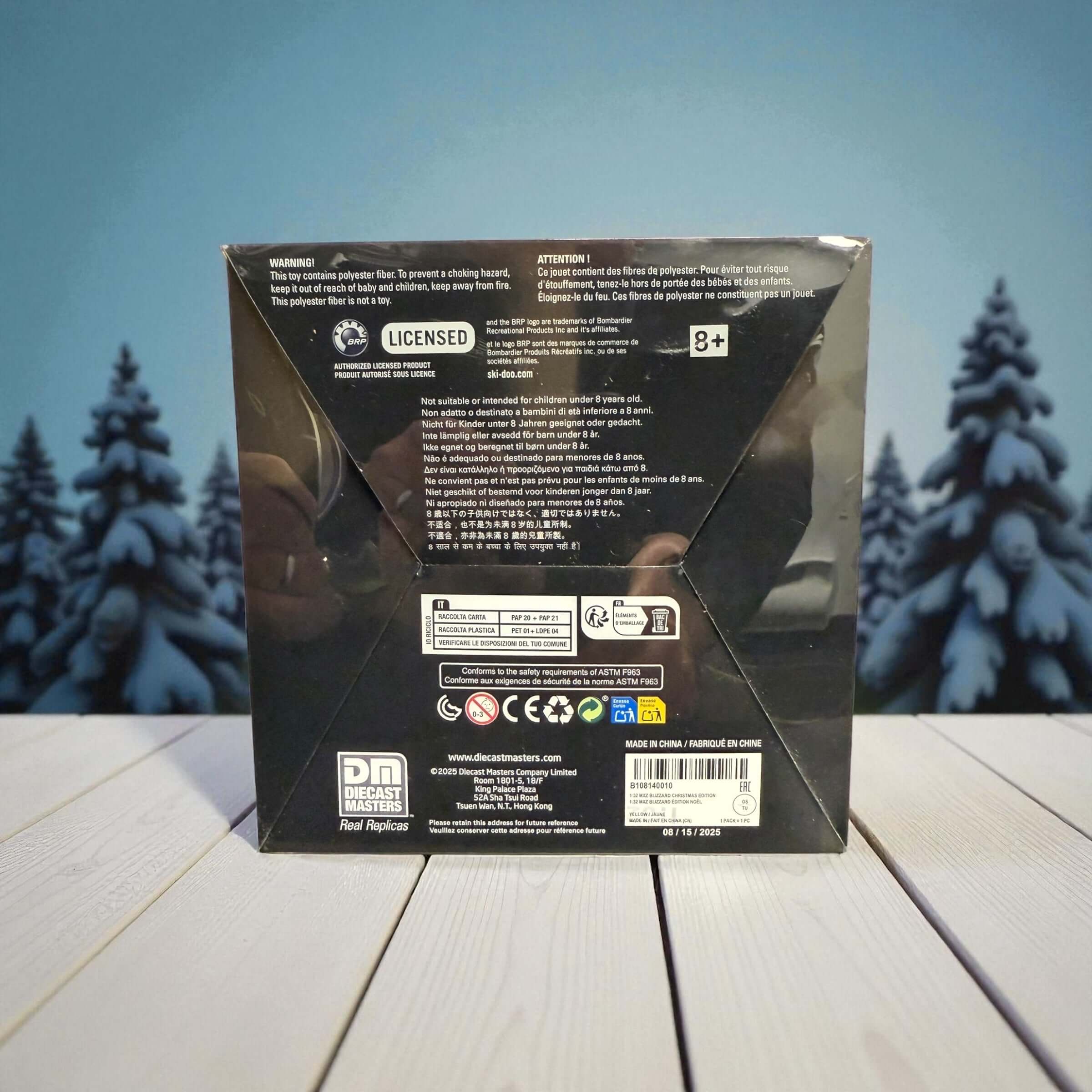 Ski-Doo 2026 Diecast Christmas Ornament 1:32 MXZ Blizzard β Limited Edition by Diecast Masters