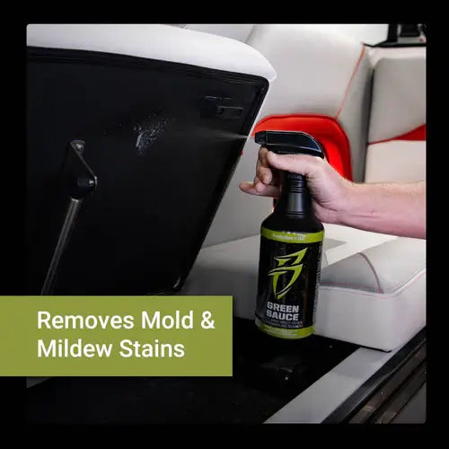 Bling Sauce Green Sauce Enzyme-Based Mold and Mildew Stain Remover and Treatment 32oz, GSC00946