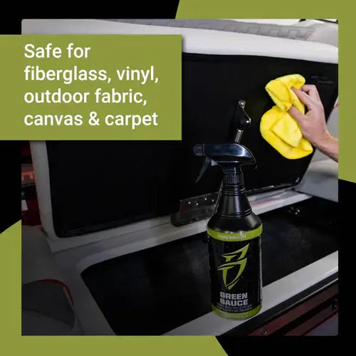 Bling Sauce Green Sauce Enzyme-Based Mold and Mildew Stain Remover and Treatment 32oz, GSC00946