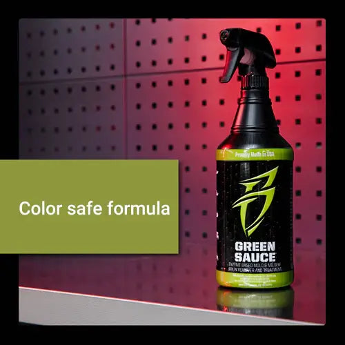 Bling Sauce Green Sauce Enzyme-Based Mold and Mildew Stain Remover and Treatment 32oz, GSC00946
