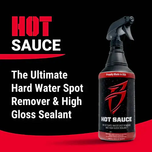 Bling Sauce Hot Sauce Premium Hard Water Spot Remover, Black, 32 oz. HSC00946