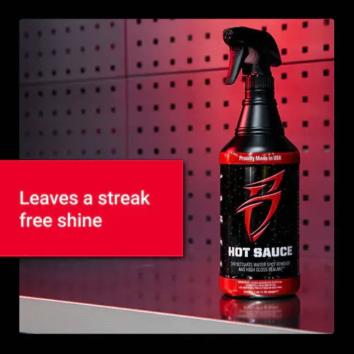 Bling Sauce Hot Sauce Premium Hard Water Spot Remover, Black, 32 oz. HSC00946 | BEST SELLER