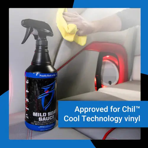Bling Sauce Mild Soap Sauce Specialty Upholstery Cleaner for Cool Touch Vinyls & Synthetic Leathers 32oz, MSC00946