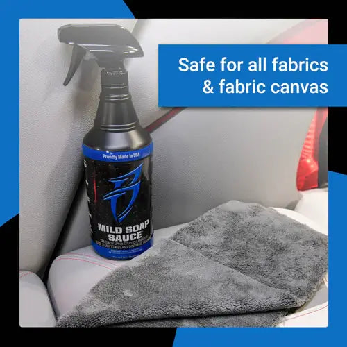 Bling Sauce Mild Soap Sauce Specialty Upholstery Cleaner for Cool Touch Vinyls & Synthetic Leathers 32oz, MSC00946