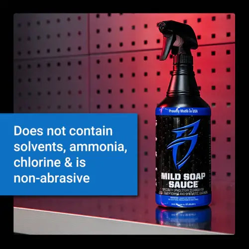 Bling Sauce Mild Soap Sauce Specialty Upholstery Cleaner for Cool Touch Vinyls & Synthetic Leathers 32oz, MSC00946