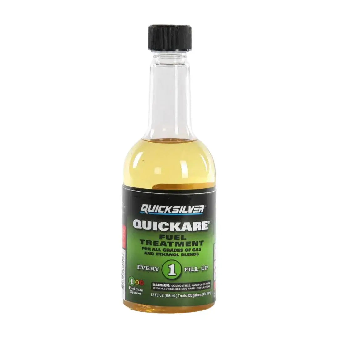 Mercury Marine Quickare Fuel Treatment 12 oz - Ethanol Protection & Fuel System Cleaner, 8M0048210