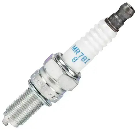 Spark plug on a white background