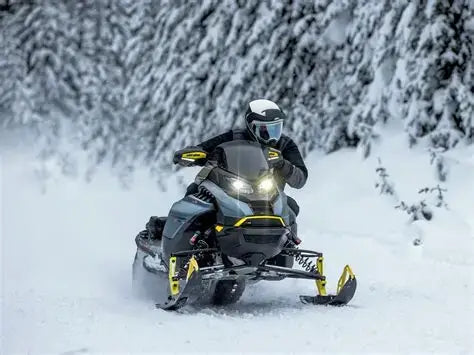 Ski-Doo rider on snow