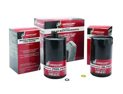 Mercury 8M0179987 200 Hours Service Kit for Mercury 7.6L V12 600hp Verado and 500hp SeaPro outboards (serial number 3B060061 and higher)
