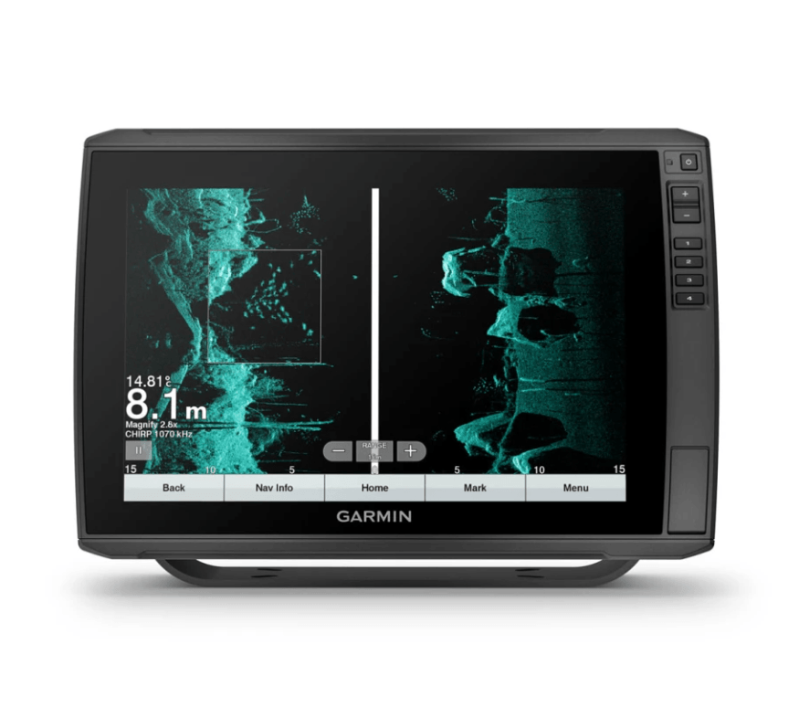 Garmin Marine Chartplotter ECHOMAP Ultra 122sv - UHD Sonar Fishfinder with GT56UHD-TM Transducer, 322-0100252801