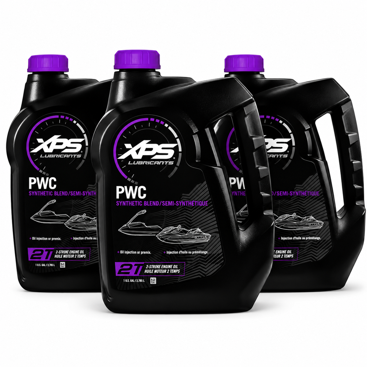 XPS Marine 2T PWC synthetic blend oil, 3 US gallon case, 9779466 X 3