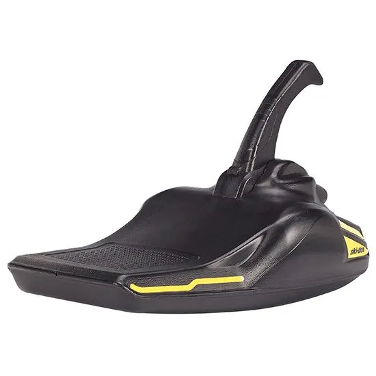 Ski-Doo Mini Snow Sled for kids, side view showing textured seat and handle, B106800000