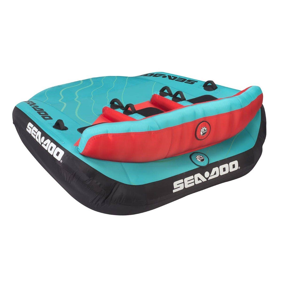 Sea-Doo 3-Person Sit-on-Top Towable Tube 79" x 88" Stable Ride – B107120000