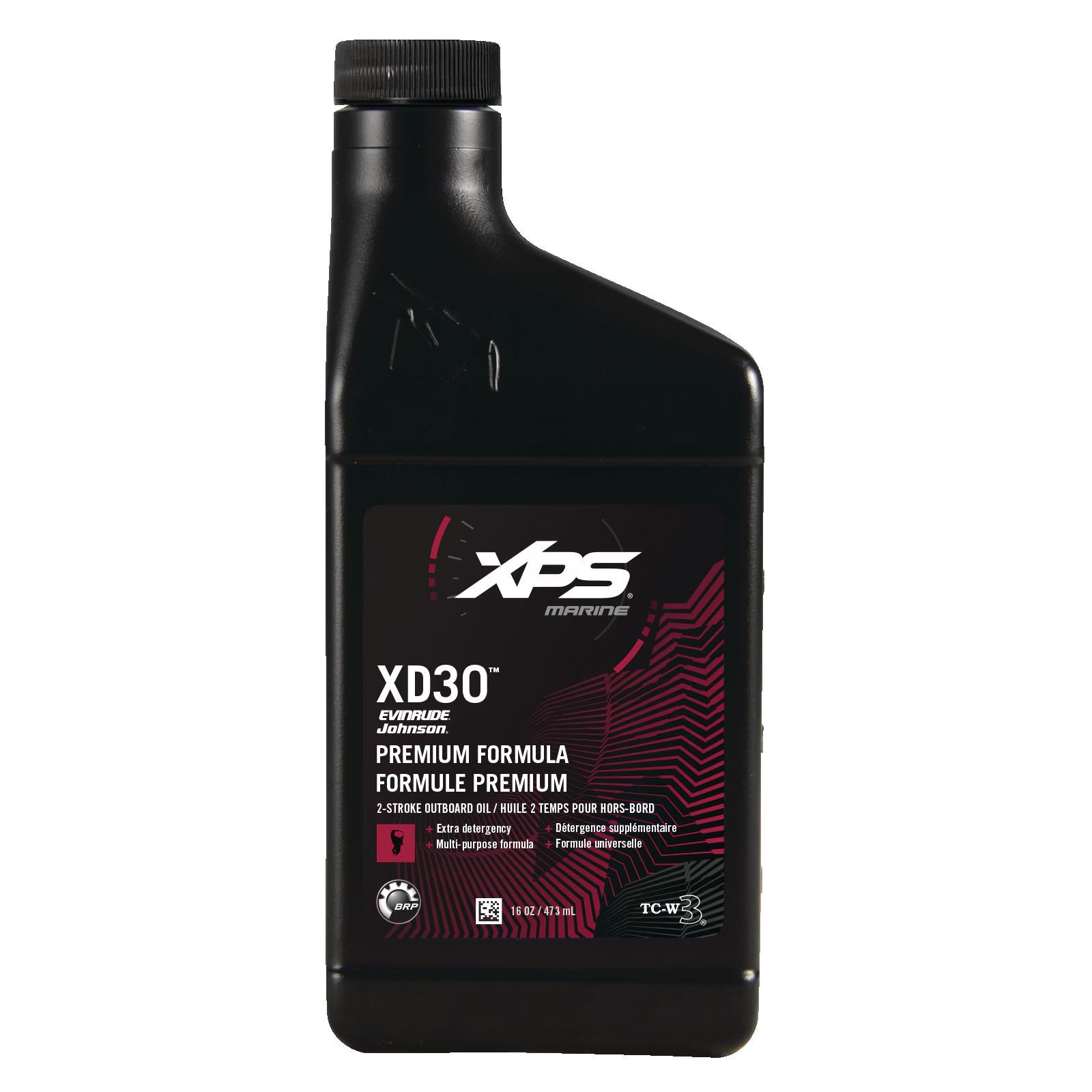 Huile 2 temps de formule premium XPS Evinrude Marine OMC XD 30 779723 / 779724 / 779725