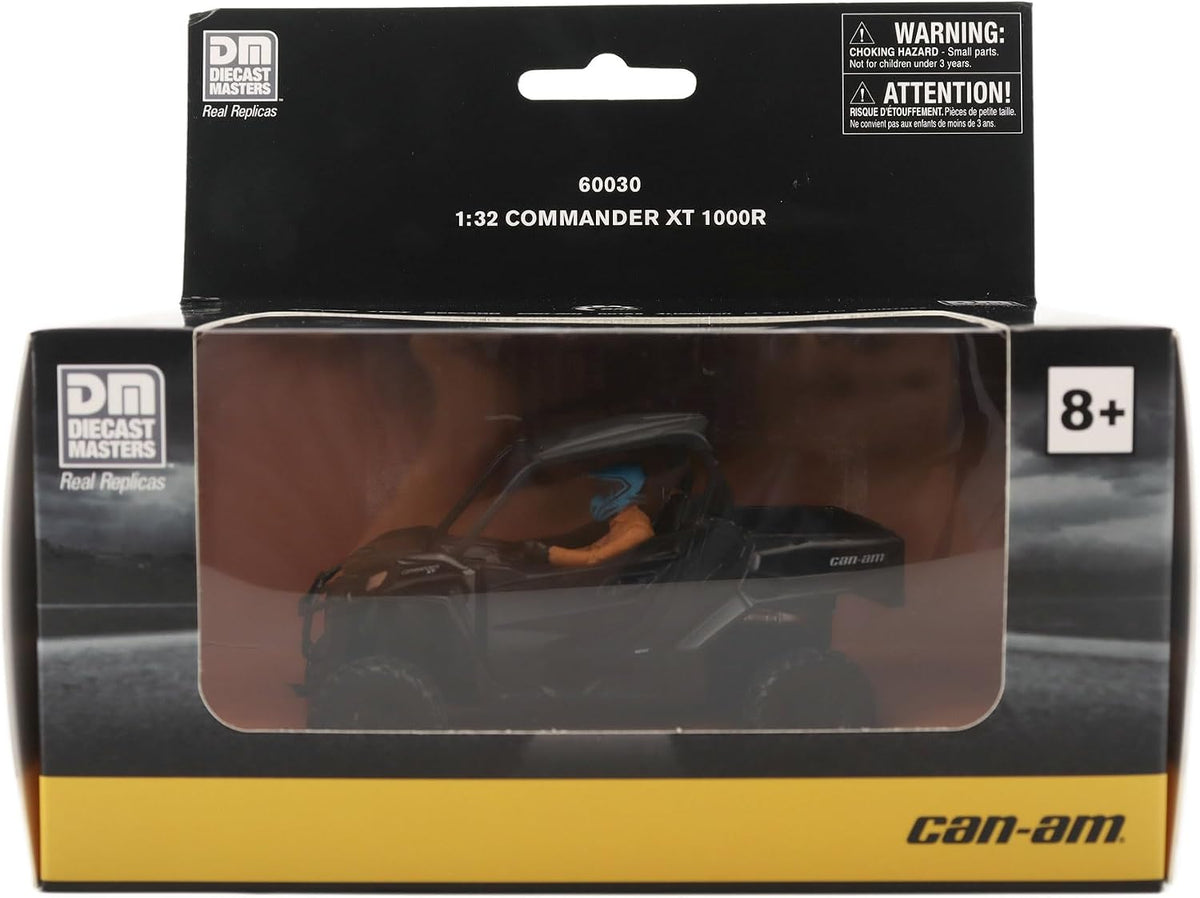 Diecast Masters Can-Am Commander XT 1000R 1:32 diecast model #60030 in window display box, ages 8+