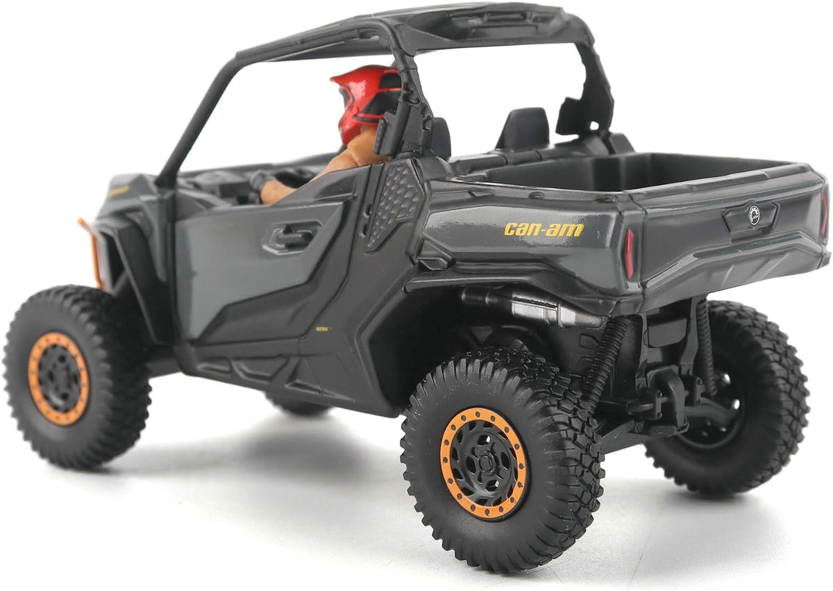 Diecast Masters Can-Am Commander XT-P 1000R 1:32 diecast model #60029, rear three-quarter view with cargo box
