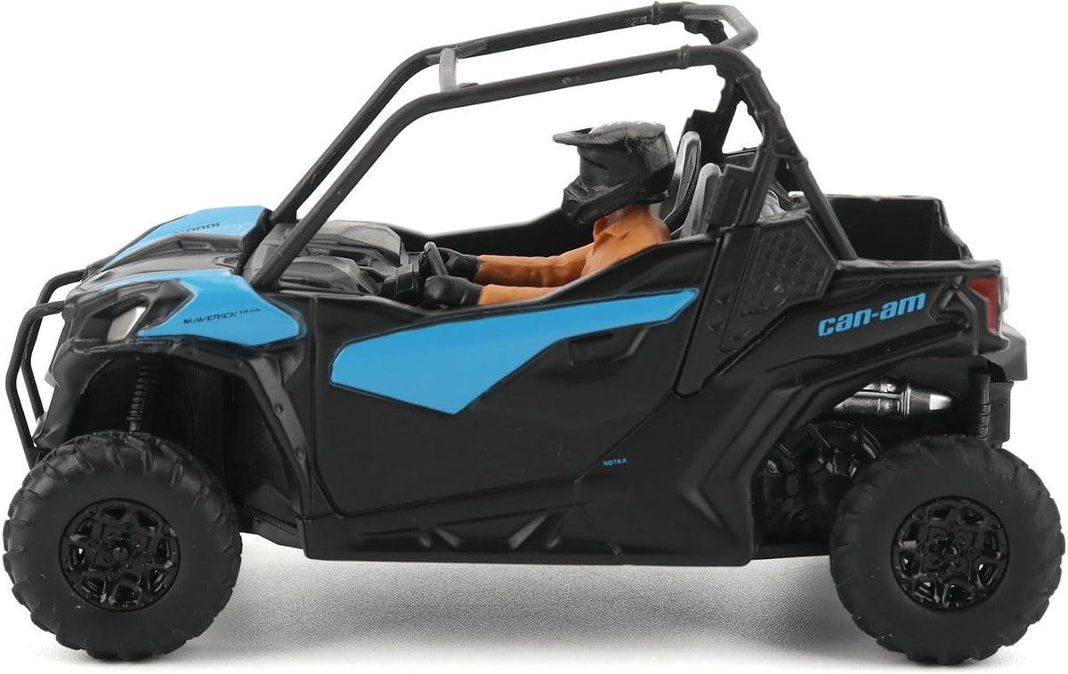 Diecast Masters Can-Am Maverick Trail DPS 1000 1:32 diecast model in blue #60027, left side profile