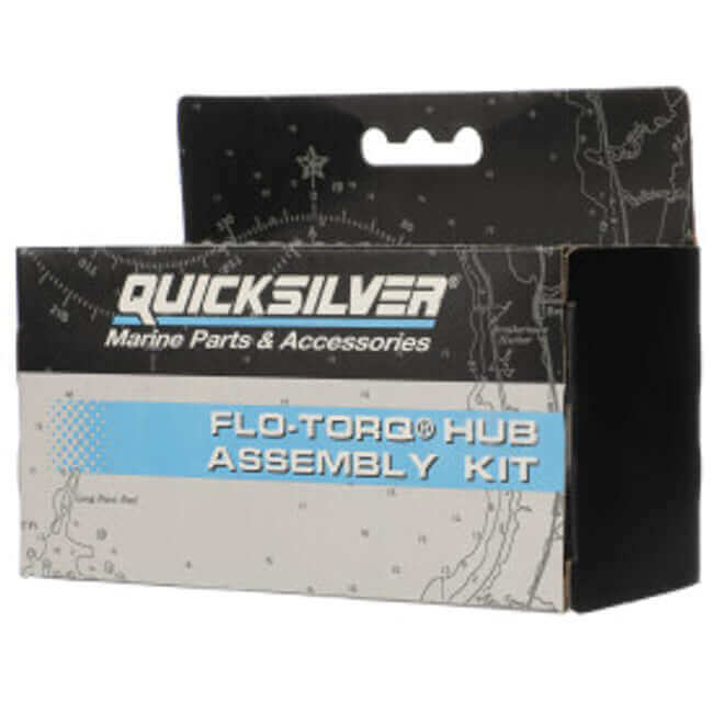 Quicksilver Flo-Torq Hub Assembly Kit packaging on a white background