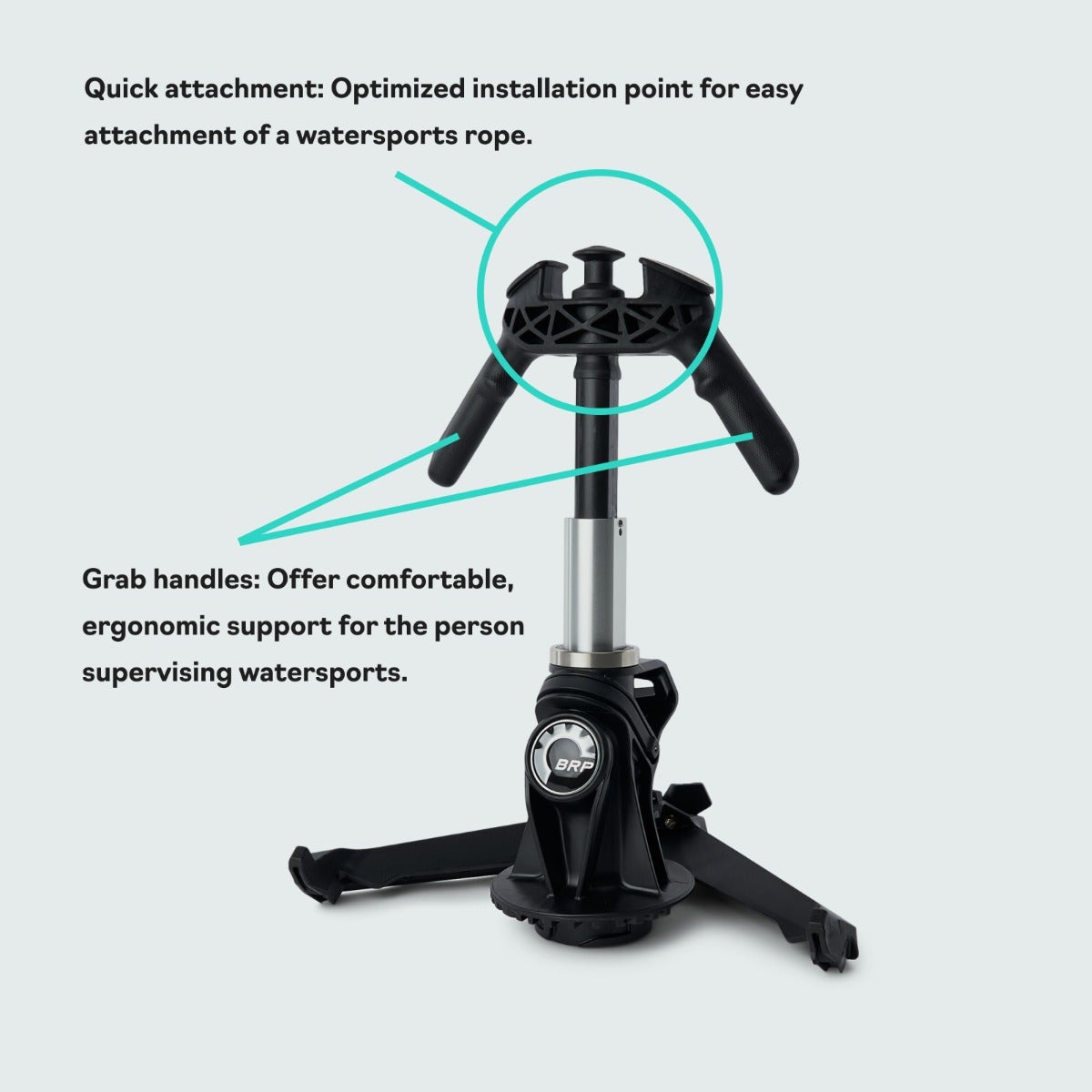 Sea-Doo LinQ Retractable Ski Pylon Watersports System for RXT, GTX, GTI, FishPro, Explorer, 295100909