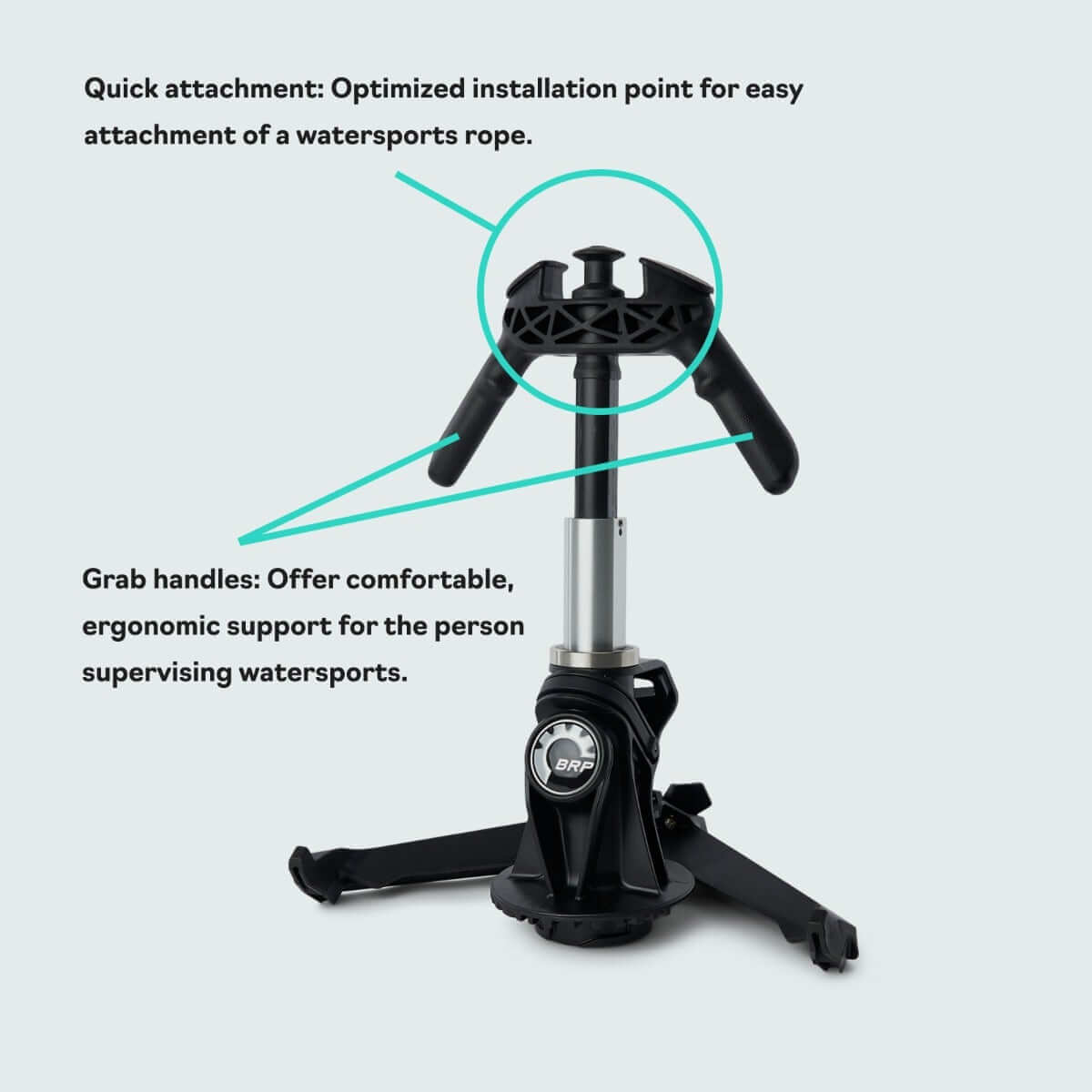 Sea-Doo LinQ Retractable Ski Pylon Watersports System for RXT, GTX, GTI, FishPro, Explorer, 295100909