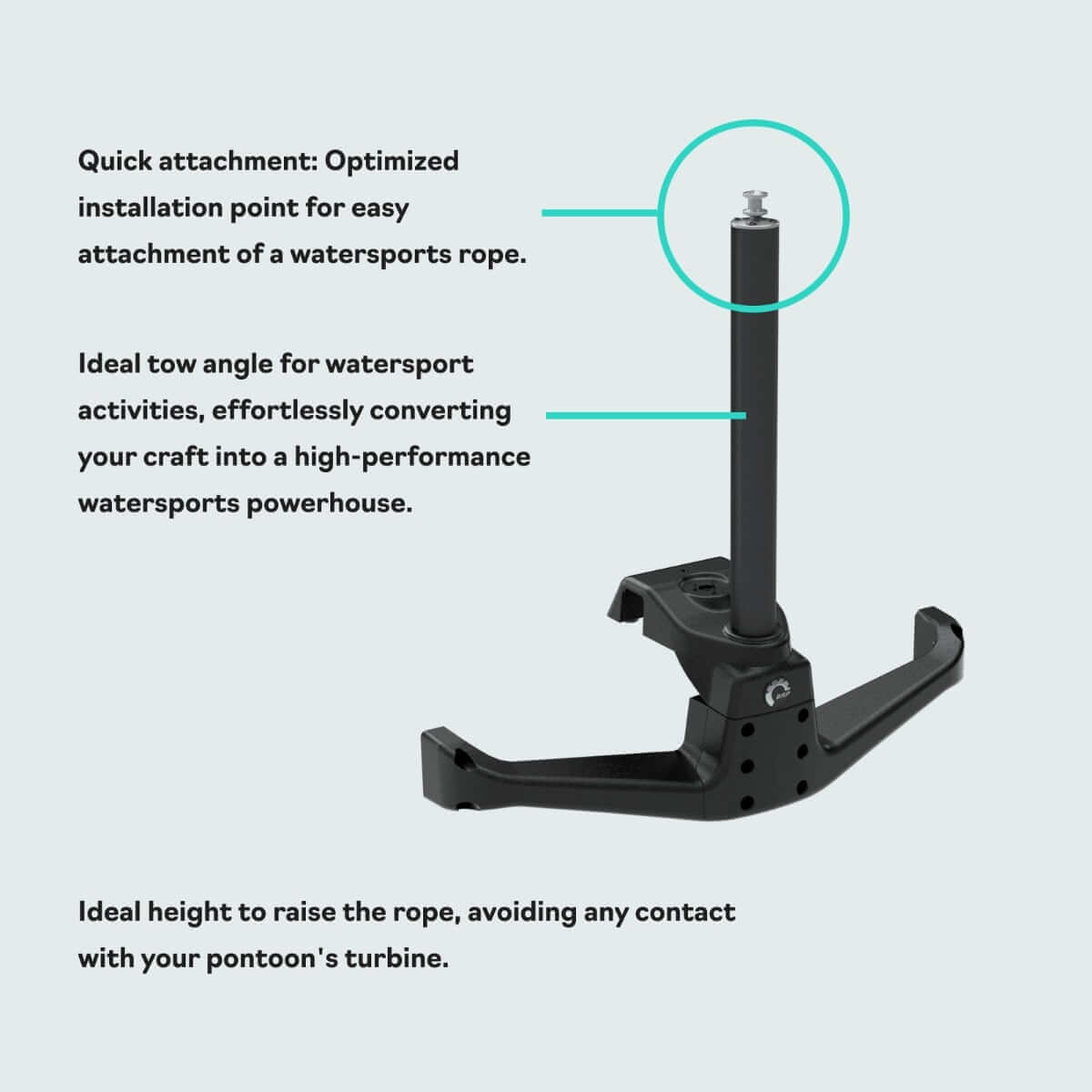 Sea-Doo Wake and Ski Pylon Watersports System Switch Models - High-Rise Tow Point, 295100971