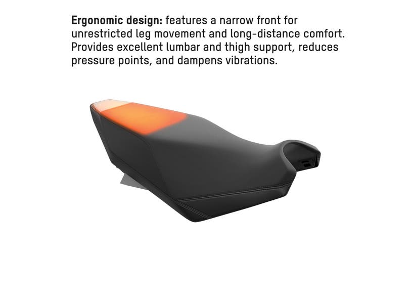 Ski-Doo Trail Narrow Heated Seat 860202819, ergonomic shape