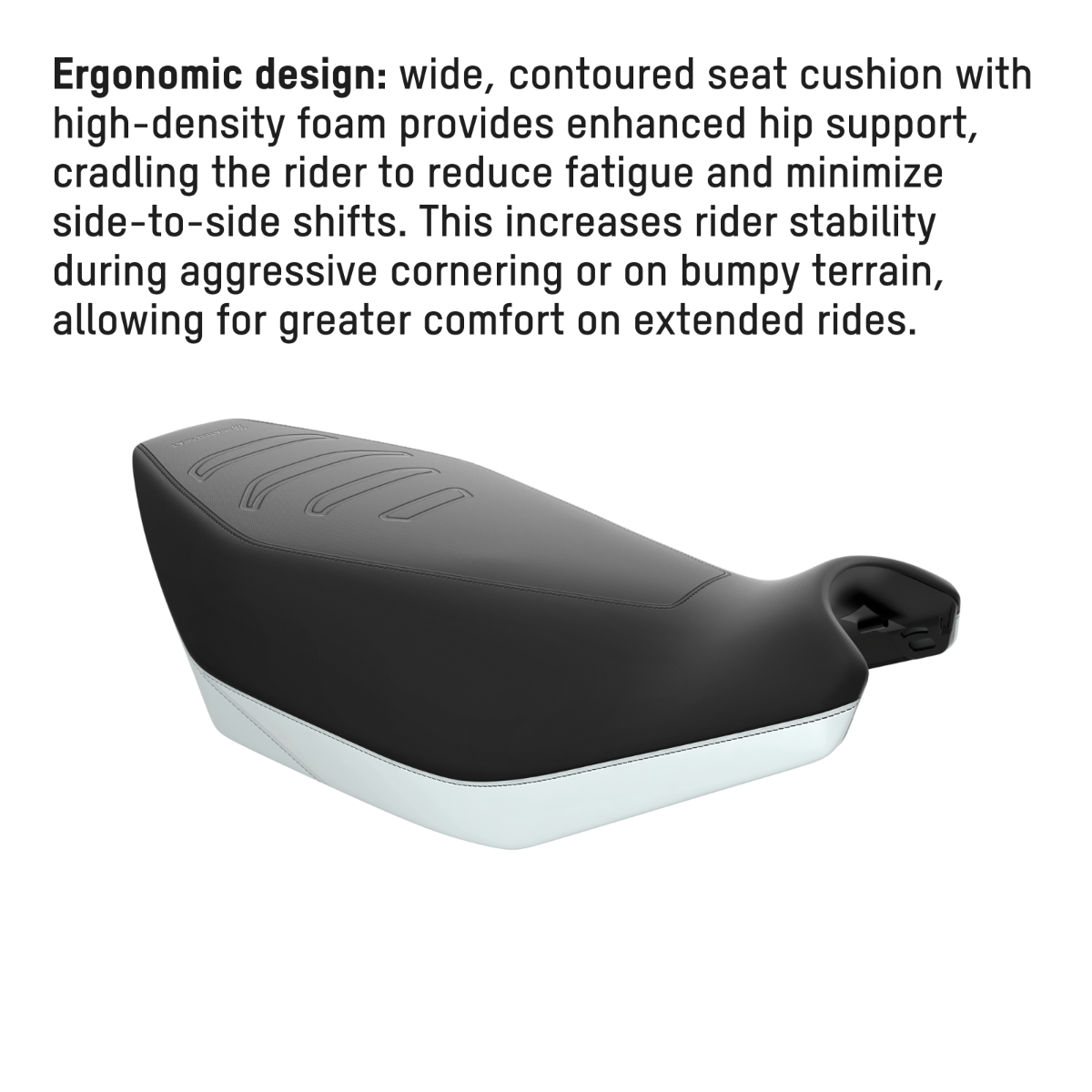 Ski-Doo Trail Wide Heated Seat 860202645, ergonomic design