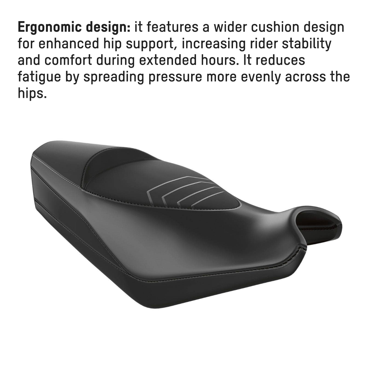 Ski-Doo Trail Wide Seat with Storage 860201551, ergonomic design